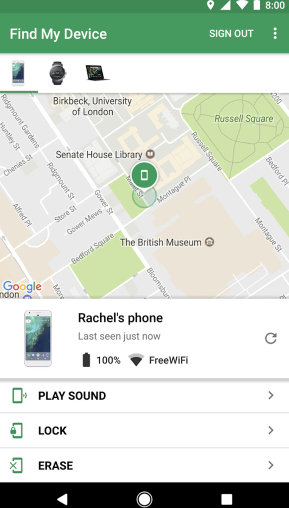 Find My Phone for Android