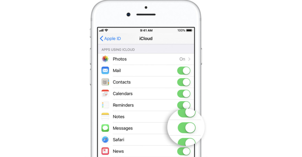 sync messages iCloud