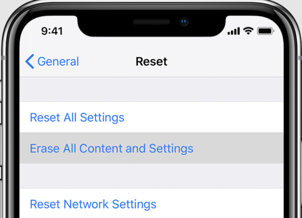 Remove Spyware On iPhone By Resetting Device