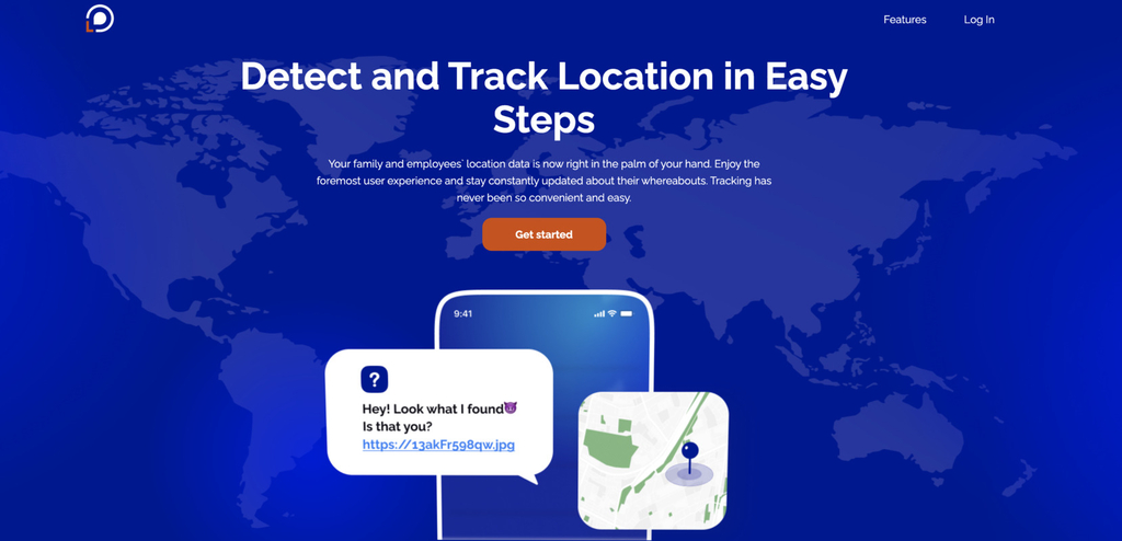 The LocationTracker app 