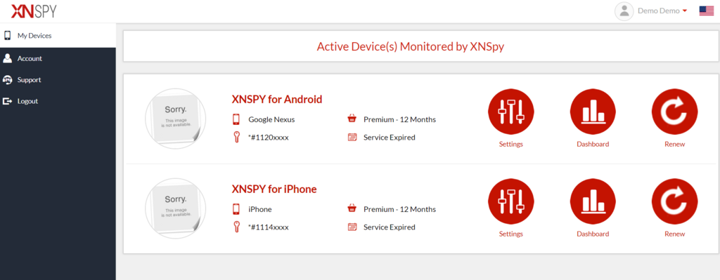 XNSPY demo