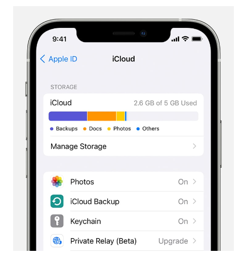 manage iCloud