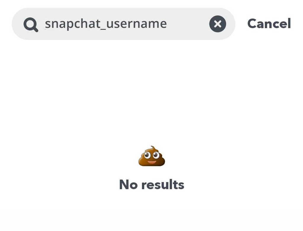 Find by username on snapchat screen