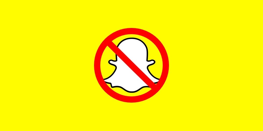 Banned Snapchat logo