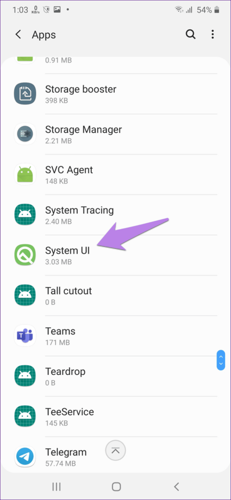 System UI on Android