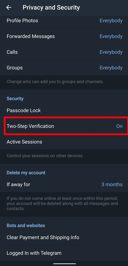 Enable Two-Step Verification to Prevent Unauthorized Access 1