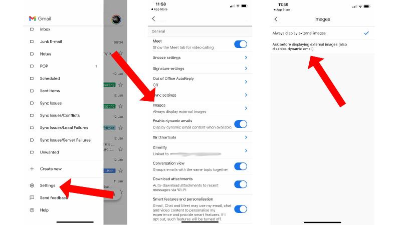 How to Prevent Email Tracking on gmail on ios