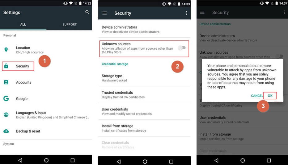 teensafe install android